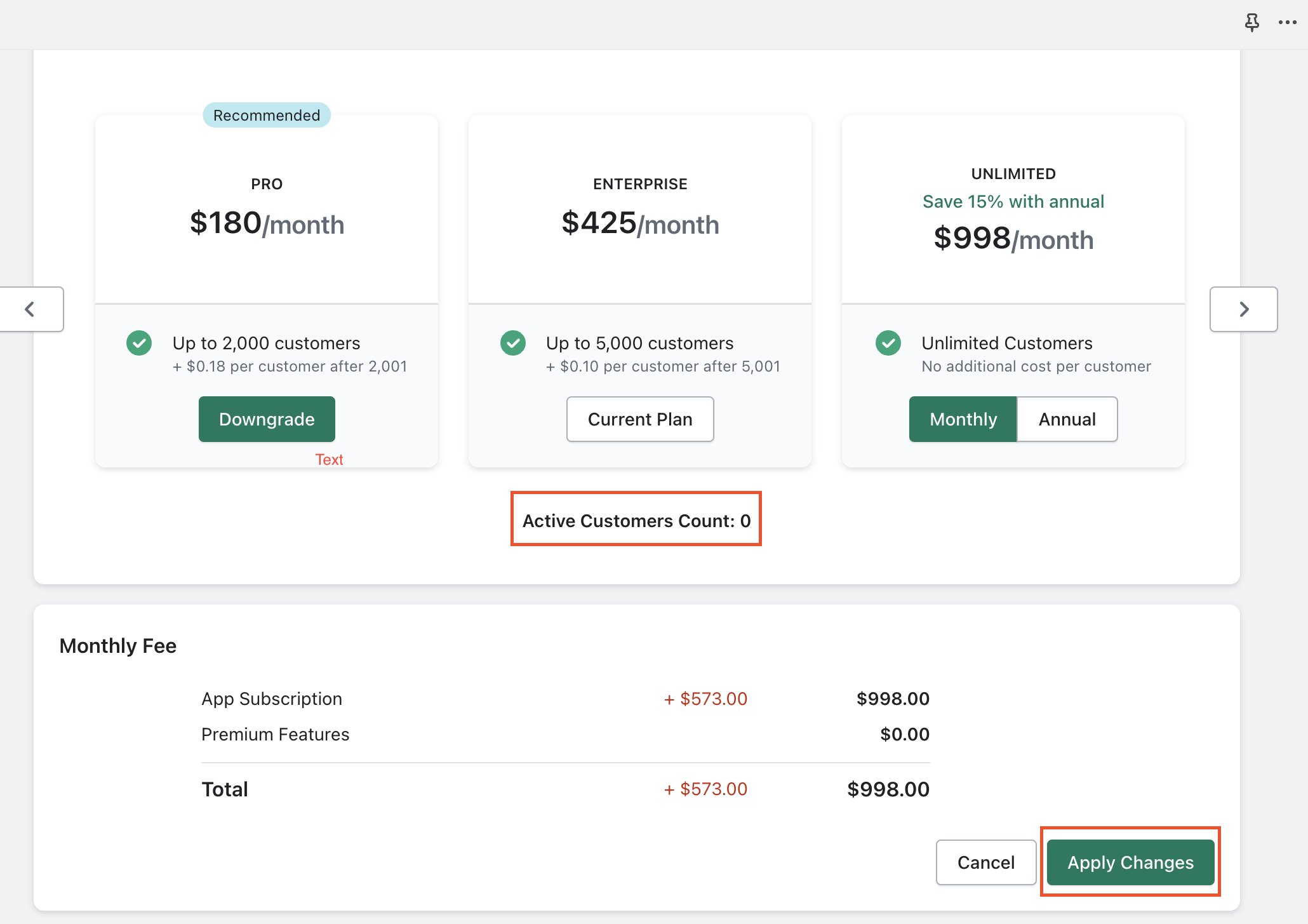 Changing your subscription plan – easyPoints Help Desk